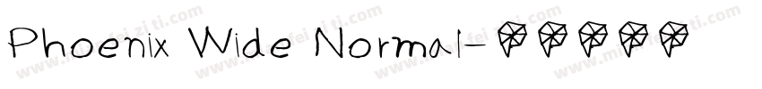 Phoenix Wide Normal字体转换